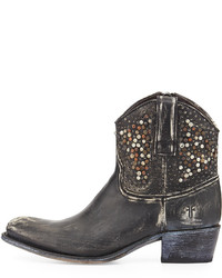 Frye Deborah Studded Leather Boot Black