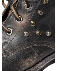 Frye 25mm Rogan Studs Leather Biker Boots