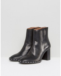 AllSaints Ines Studded Heeled Boot
