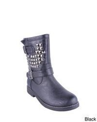 Reneeze Crown 04 Studded Mid Calf Motorcycle Boots