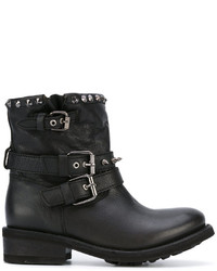 Ash Studded Buckle Boots