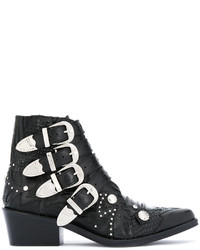 Toga Pulla Studded Buckle Boots