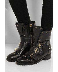 Giuseppe Zanotti Studded Leather Ankle Boots