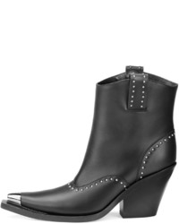 Givenchy Studded Leather Western Boot Black