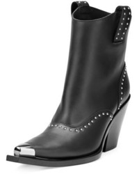 Givenchy Studded Leather Western Boot Black