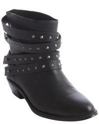 Joe's Jeans Tan Leather Studded Detail Sam Ankle Boot