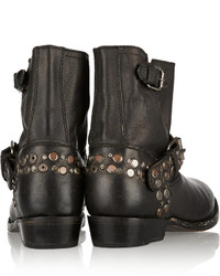 Ash Video Studded Distressed Leather Boots