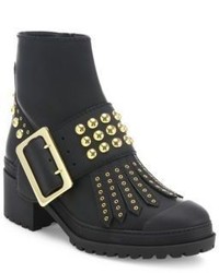 Burberry Whitchester Studded Leather Buckle Boots