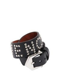 Givenchy Studded Leather Wrap Bracelet