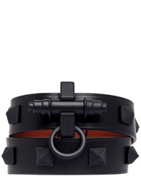 Givenchy Obsedia Drouble Wrap Leather Bracelet