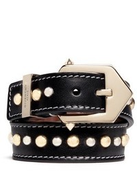 Givenchy Stud Calf Leather Bracelet