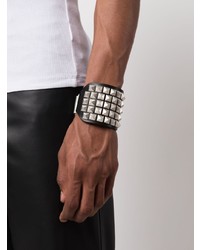 Moschino Studded Leather Bracelet