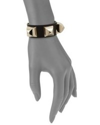 Givenchy Studded Leather Cuff Bracelet