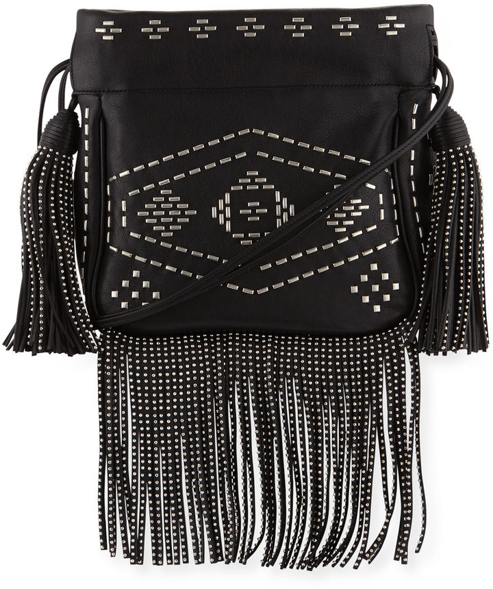 fringe bucket purse