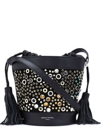 Sonia Rykiel Gems Studded Bucket Shoulder Bag