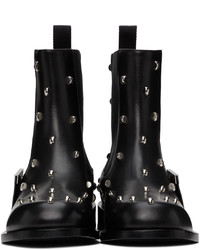 1017 Alyx 9Sm Black Leather Studded Chelsea Boots