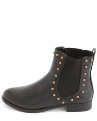 Charlotte Russe Studded Side Gore Ankle Bootie