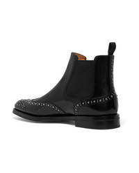Church's Ketsby Met Studded Glossed Leather Chelsea Boots