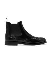 Church's Ketsby Met Studded Glossed Leather Chelsea Boots