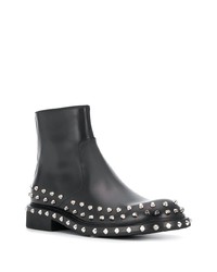 Prada Studded Ankle Boots
