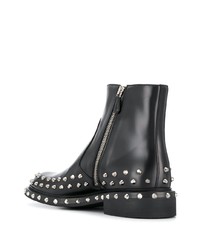 Prada Studded Ankle Boots