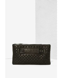 Factory She Lo Next Chapter Studded Leather Clutch