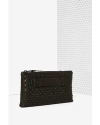 Factory She Lo Next Chapter Studded Leather Clutch