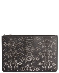 Givenchy Large Carpet Studded Calfskin Leather Pouch