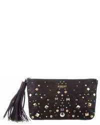 MZ Wallace Leather Studded Clutch