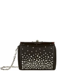 Alexander McQueen Nano Studded Leather Box Bag Black One Size