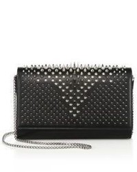 Christian Louboutin Paloma Convertible Studded Leather Clutch