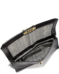 Rebecca Minkoff Quilted Love Clutch With Pearlescent Studs