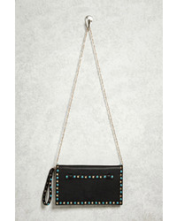 Forever 21 Studded Faux Leather Clutch
