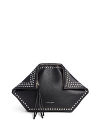 Alexander McQueen Studded Leather Butterfly Pouch