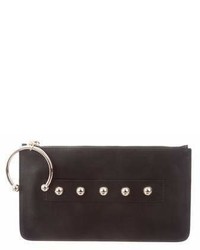 RED Valentino Studded Leather Clutch