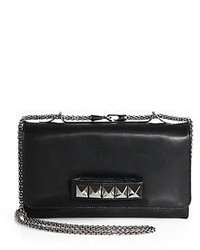 Valentino Studded Leather Flap Bag