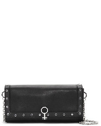 Louise et Cie Yselle Studded Leather Clutch