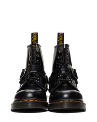 Dr. Martens Black 1460 Harness Lace Up Boots