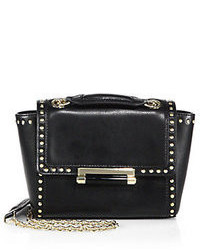 Diane von Furstenberg 440 Mini Faceted Stud Leather Crossbody Bag