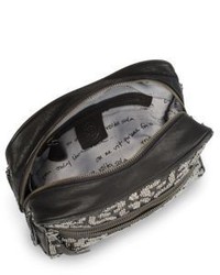 Ash Domino Studded Crossbody Leather Bag