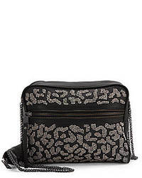 Ash Domino Studded Crossbody Leather Bag