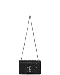 Saint Laurent Black Medium Silver Star Kate Chain Bag