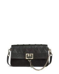 Givenchy Chevron Studded Leather Shoulder Bag