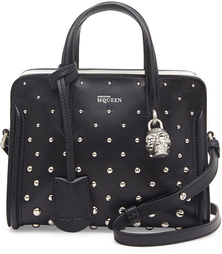 Black Silver Studded Bag, Studded Leather Handbag, Luxurious Tote Bag,  Polka Dot Studded Leather Tote Bag, Polka Dot Leather Shoulder Bag. - Etsy