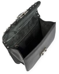 Valentino Rocklock Small Star Studded Leather Shoulder Bag