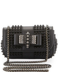 Sweet Charity Crossbody Bag Perforated Studded Leather Small
