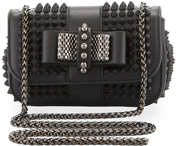 Christian Louboutin Sweet Charity Crossbody Bag Spiked Leather Mini at  1stDibs