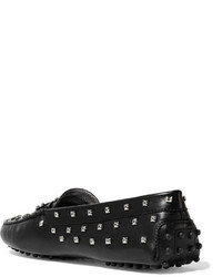 Tod's Sold Out Embellished Leather Loafers