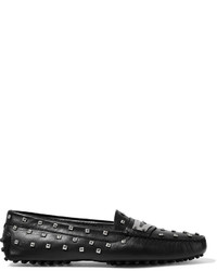 Tod's Sold Out Embellished Leather Loafers