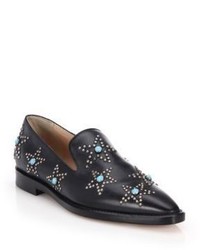 Valentino Star Studded Leather Drivers